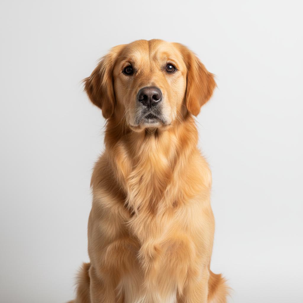 Getrimde golden retriever